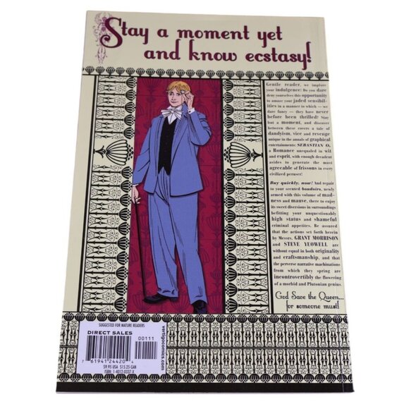 Sebastian O Graphic Novel Grant Morrison Steve Yeowell Vertigo Comics Softcover - Picture 6 of 11